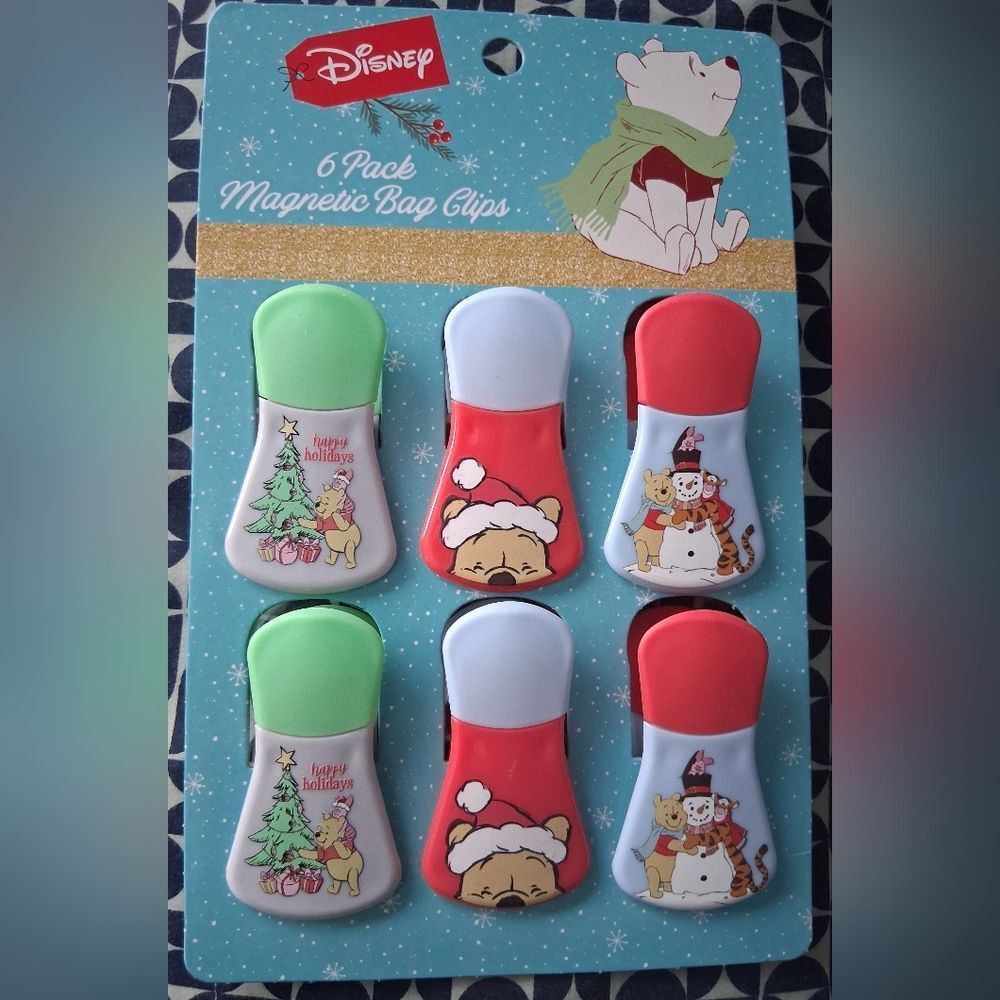 Disney Winnie the Pooh Magnetic Bag Clips